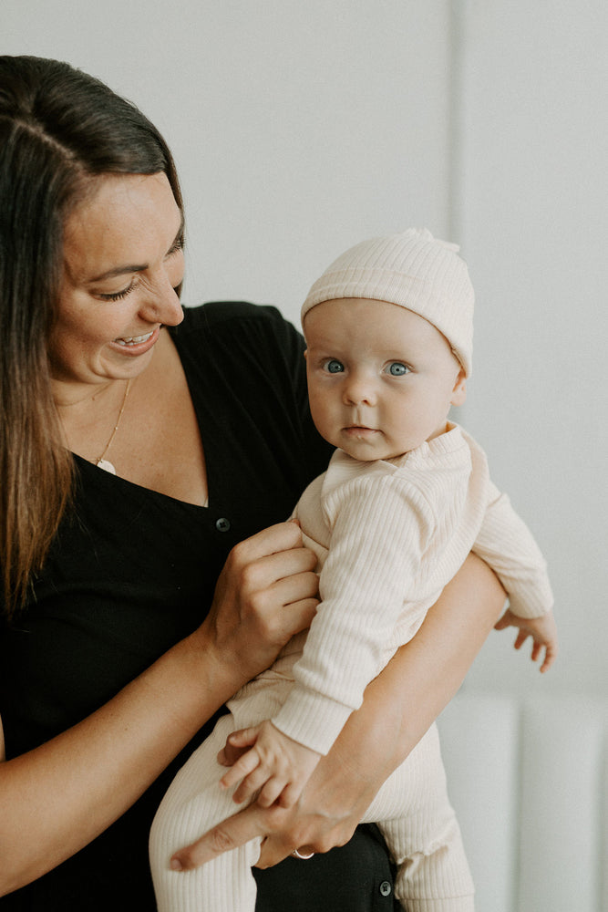 
                  
                    Ribbed Baby Beanie Hat
                  
                