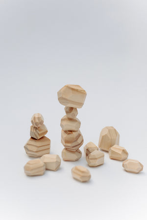 
                  
                    Wooden Stacking Rocks
                  
                