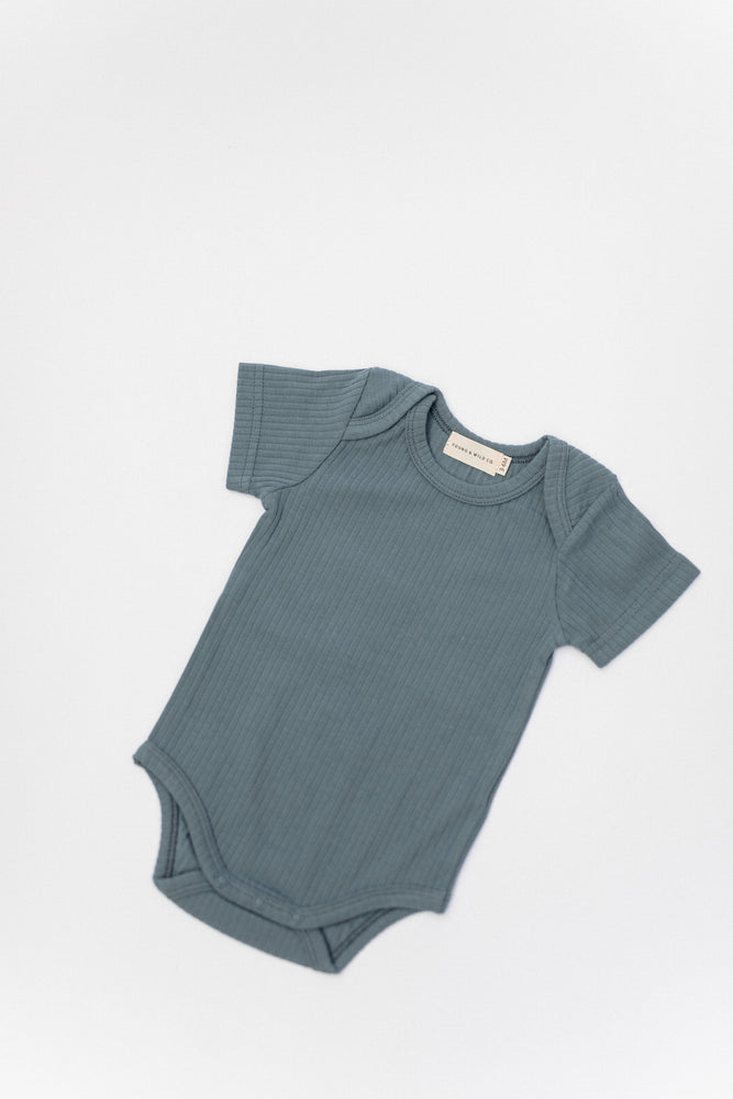 
                  
                    Short Sleeve Ribbed Bodysuit
                  
                