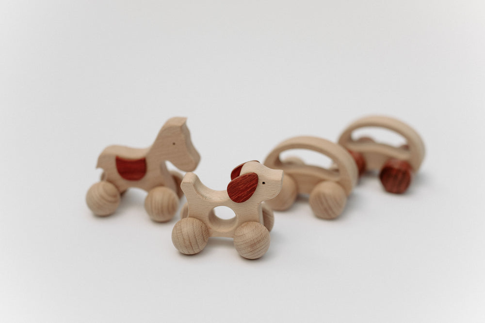 
                  
                    Wooden Toys On Wheels
                  
                