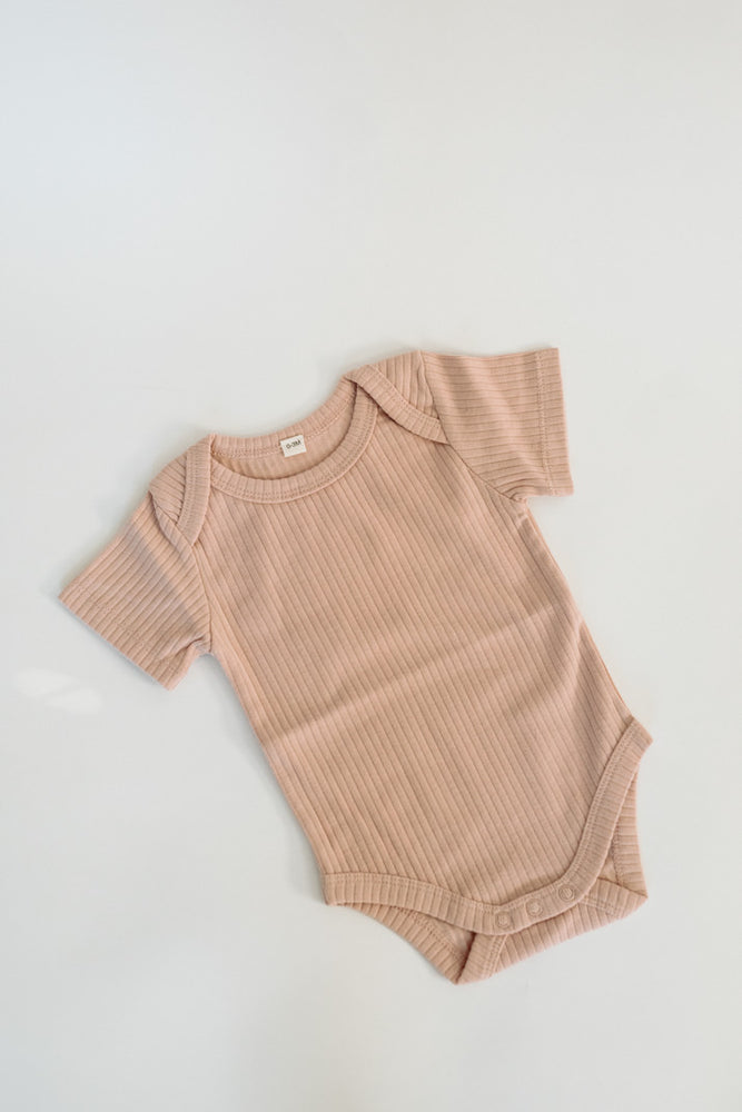 
                  
                    Short Sleeve Ribbed Bodysuit
                  
                