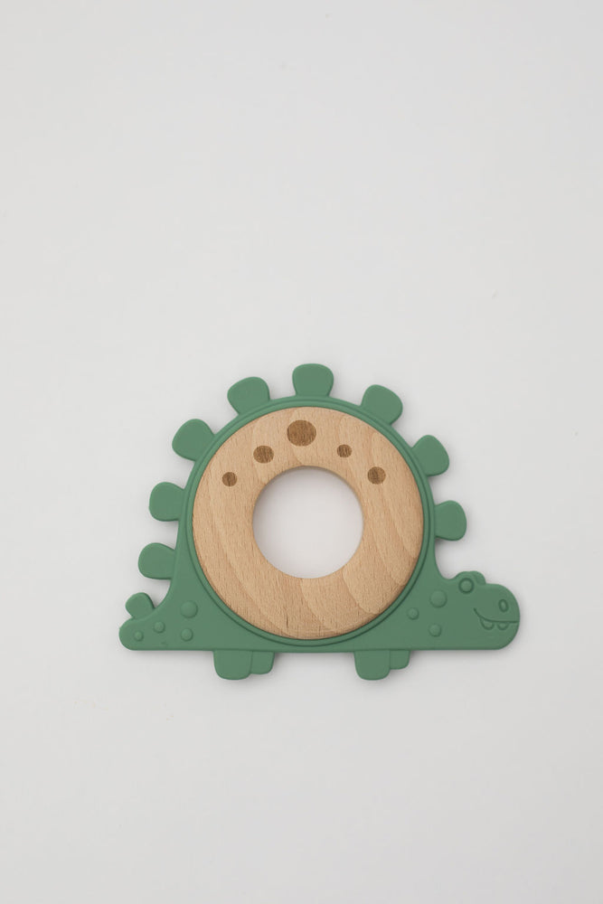 
                  
                    Dinosaur silicone and wood teether
                  
                