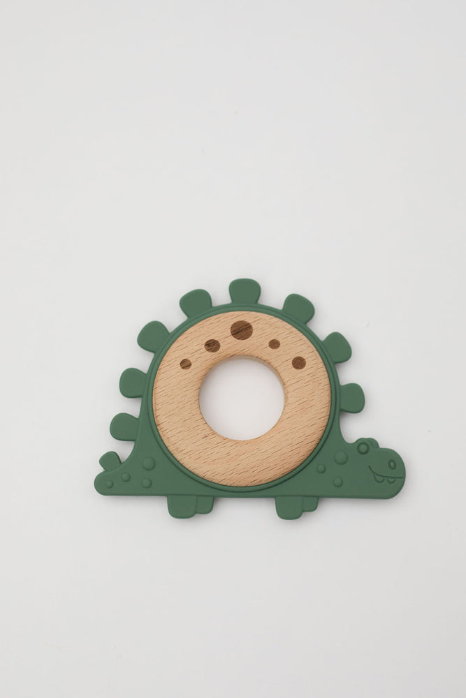 
                  
                    Dinosaur silicone and wood teether
                  
                