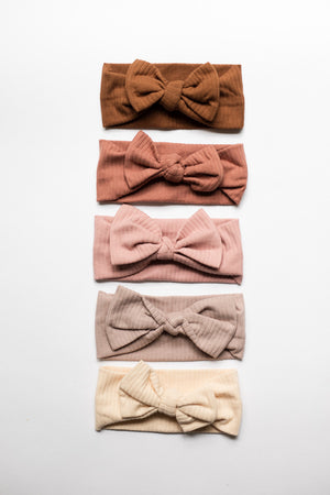 
                  
                    Ribbed Baby Bow Headband
                  
                