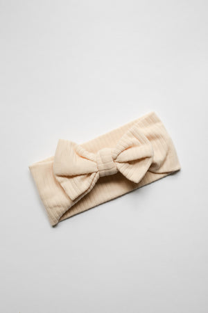 
                  
                    Ribbed Baby Bow Headband
                  
                