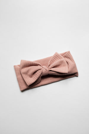 
                  
                    Ribbed Baby Bow Headband
                  
                