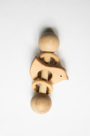 
                  
                    Wooden Rattle With Animal
                  
                